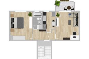 2-Raum-Erdgeschoss-Wohnung in Gröba