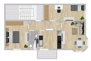 3-Raum-Wohnung in Gröba