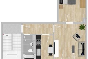 Strehla! 2-Raum-Wohnung mit Balkon