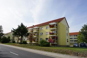 Strehla: 3-Raum-Wohnung, 1. Obergeschoss, Balkon