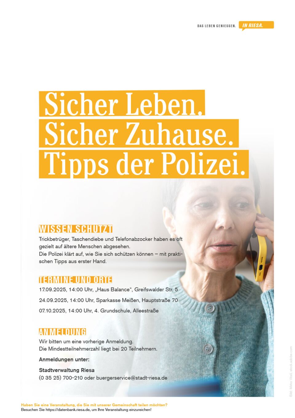 Plakat Infoveranstaltung als PDF-Dokument
