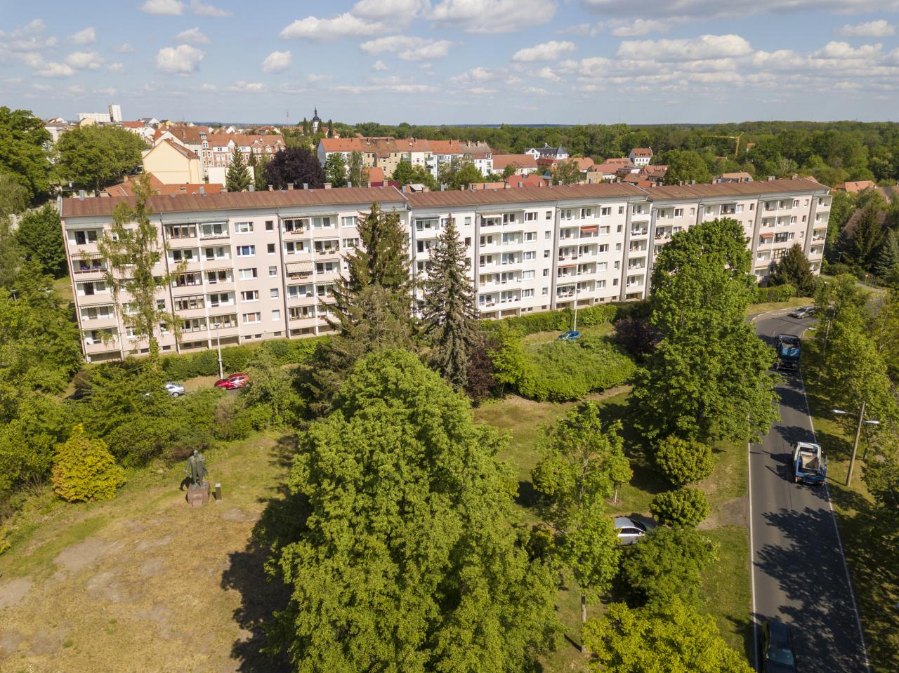 Riesa - Altstadt: 2-Raum-Wohnung mit Balkon