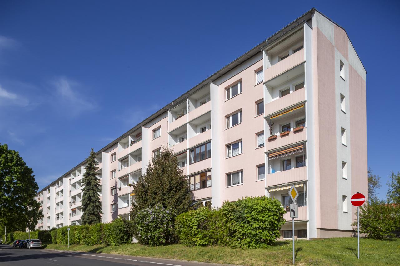 Am Stadtrand gelegene 3-Raum-Wohnung im Erdgeschoss