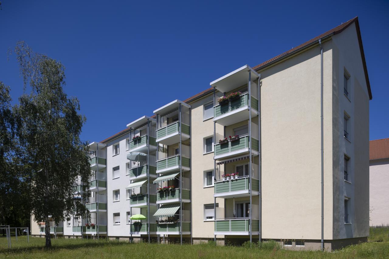 Erdgeschoss: 3-Raum-Wohnung mit Balkon