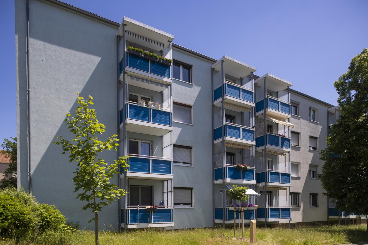 Ruhige Wohnlage in Riesa, 3-Raum-Wohnung mit Balkon