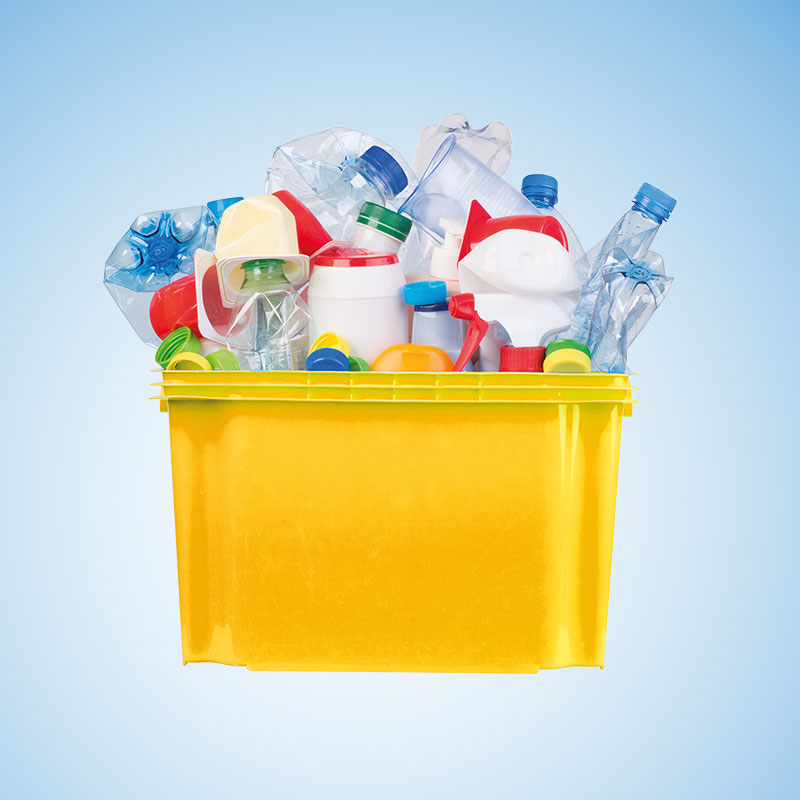 Gelbe Tonne (Bild: © photka – stock.adobe.com)
